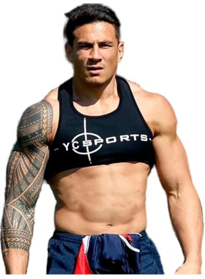 Men’s Sleeveless Football Tank Top Vest – Full Length Sports Training Shirt | Premium Breathable Gym & Soccer Singlet - Image 1